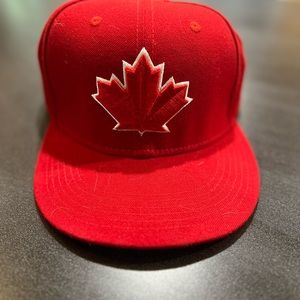 Wide Brim Maple Leaf  Baseball Cap